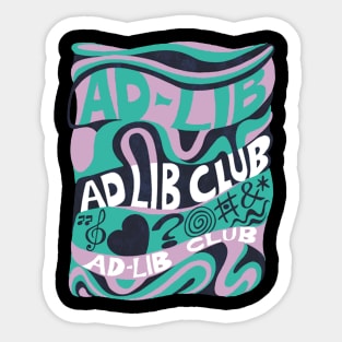 Ad Lib Club London - John Lennon Sticker